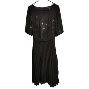 Bloomchic Dress Plus Size 18 2 2x Women's Evening Sequins Pleated Nwt Cocktail
